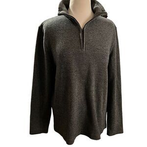 Banana Republic Sweatshirt Gray Drop Sleeve size Large